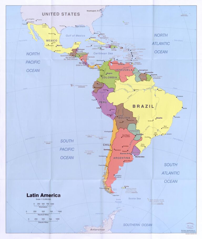 Latin America Map